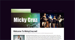 Desktop Screenshot of mickycruz.net