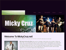 Tablet Screenshot of mickycruz.net